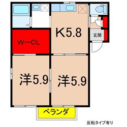 シャーメゾンハンバAの物件間取画像